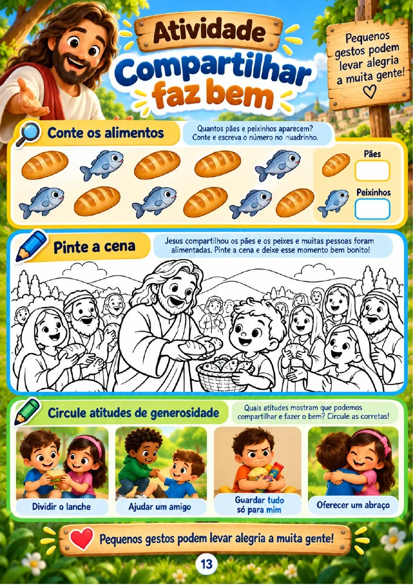 Atividade Compartilhar faz bem